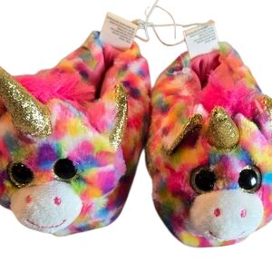 Toddler Unicorn Slippers Size Small (5-6) NWT